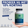 Collageen met hyaluronzuur voor huid haar en nagels, van het merk dr.muscle